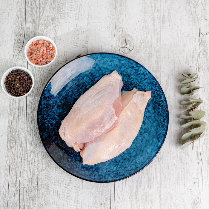 Chicken Breast - Skin On (Small & Large options - min. 2 pieces per pk)