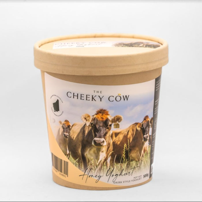Cheeky Cow Honey Yoghurt 500ml