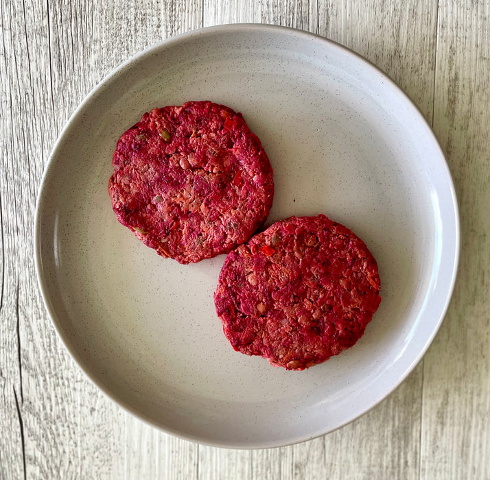 Chickpea, Beetroot and Lupin Patty (2 pack)