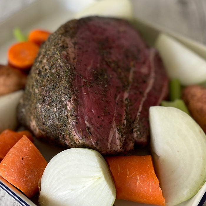 Herb Crusted Beef Rump Roast ~ 1.1kg