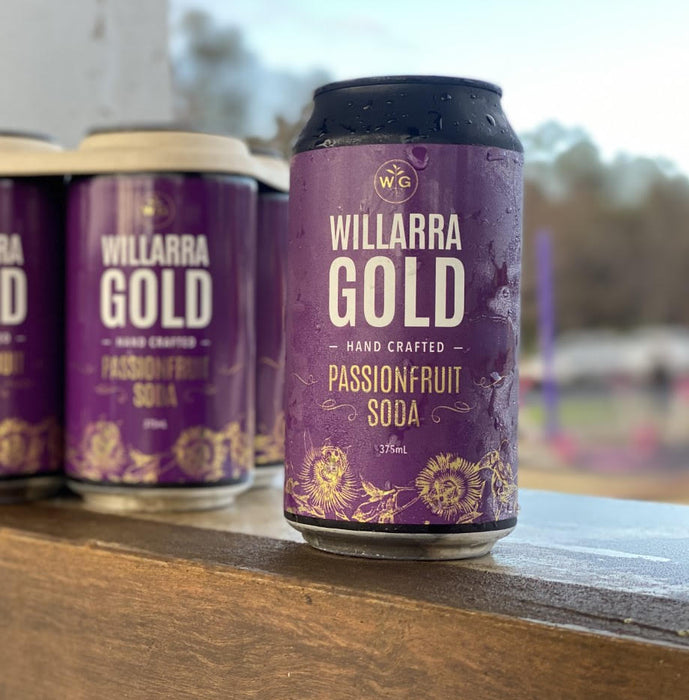 Willarra Gold Passionfruit Soda 375ml