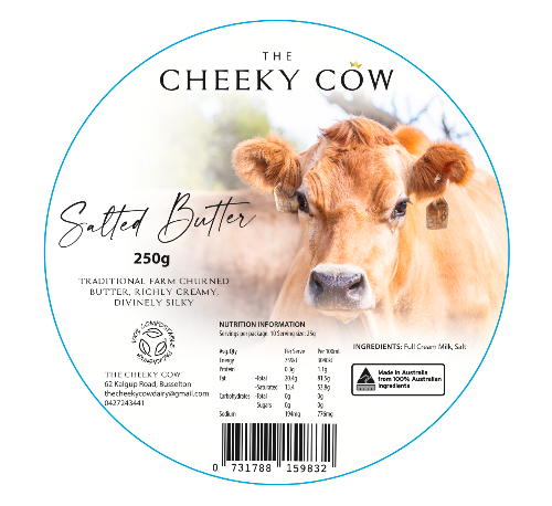Cheeky Cow Salted Butter 250g
