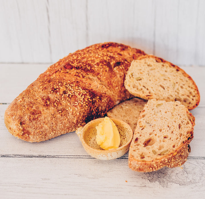 Margaret River Woodfired Bread - Boodji Seeded Sourdough (650g, Yeast Free)