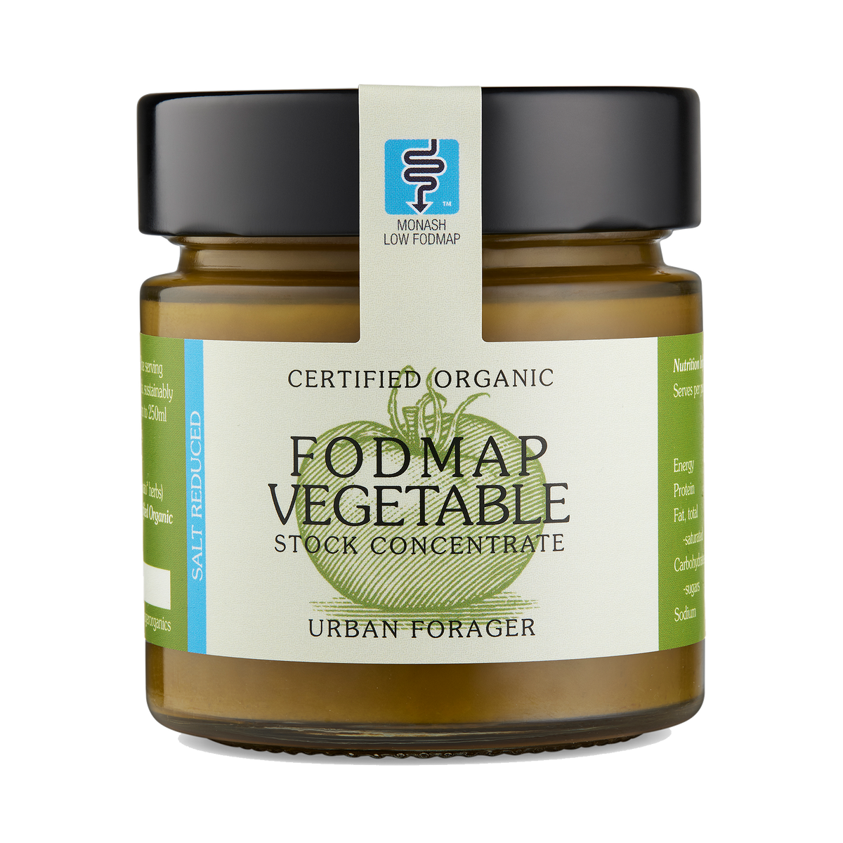 Urban Forager Certified Organic FODMAP Vegetable Stock Concentrate 250 — Dirty Clean Food